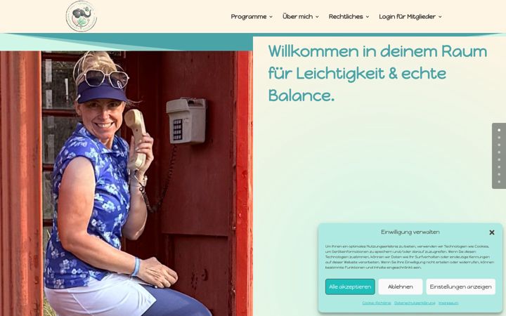 Screenshot of intu-lymphcoach.de