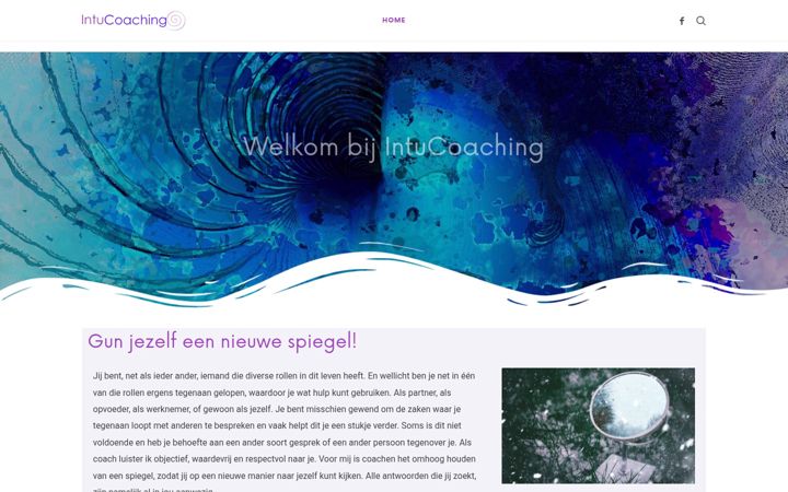 Екранна снимка на intucoaching.nl