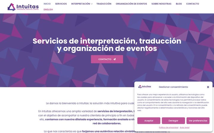 Screenshot of intuitas.es