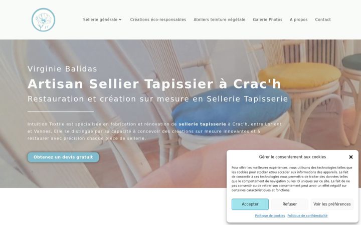 Screenshot of intuition-textile.fr