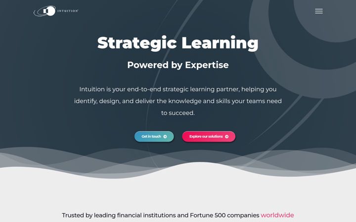 Screenshot of intuition.com