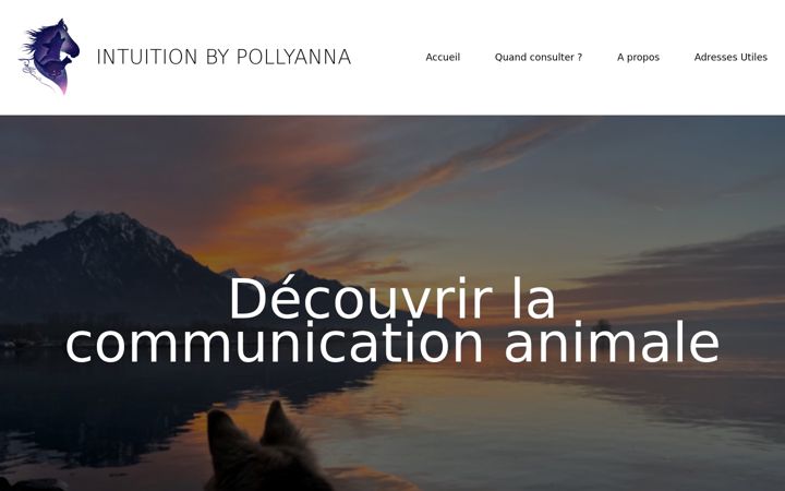 Screenshot of intuitionbypollyanna.ch