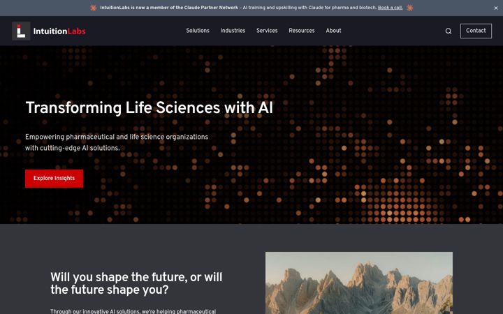 Zrzut ekranu intuitionlabs.ai