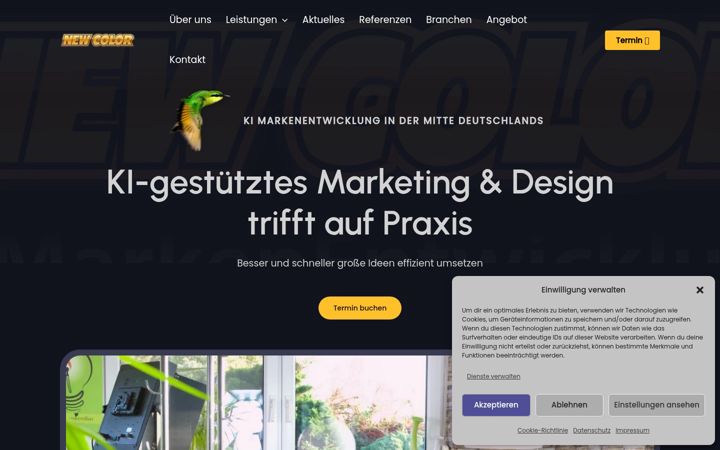Screenshot of intuitiv-kreativ.de