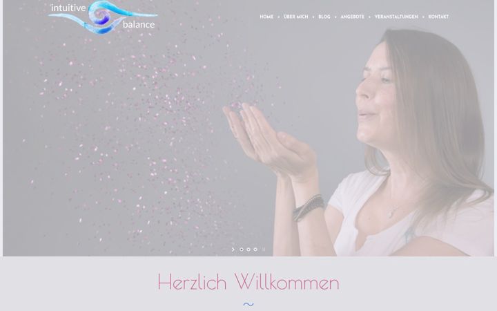 Screenshot of intuitive-balance.de