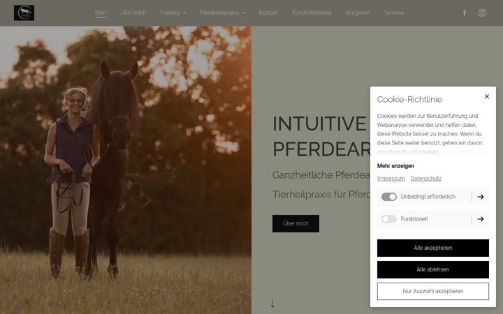 Screenshot of intuitive-pferdearbeit.de