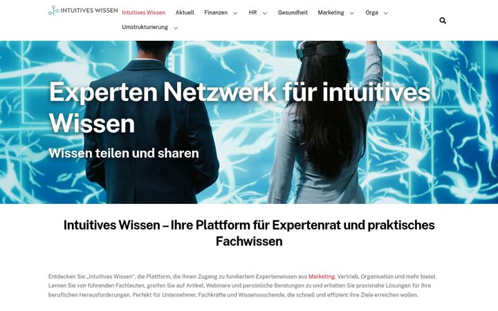Screenshot of intuitives-wissen.de