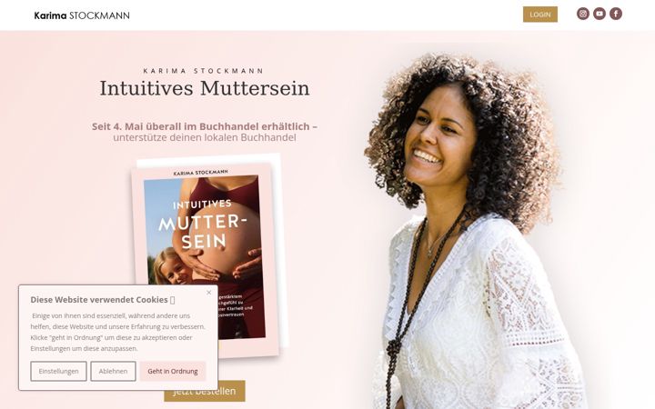 Screenshot of intuitivesmuttersein.de