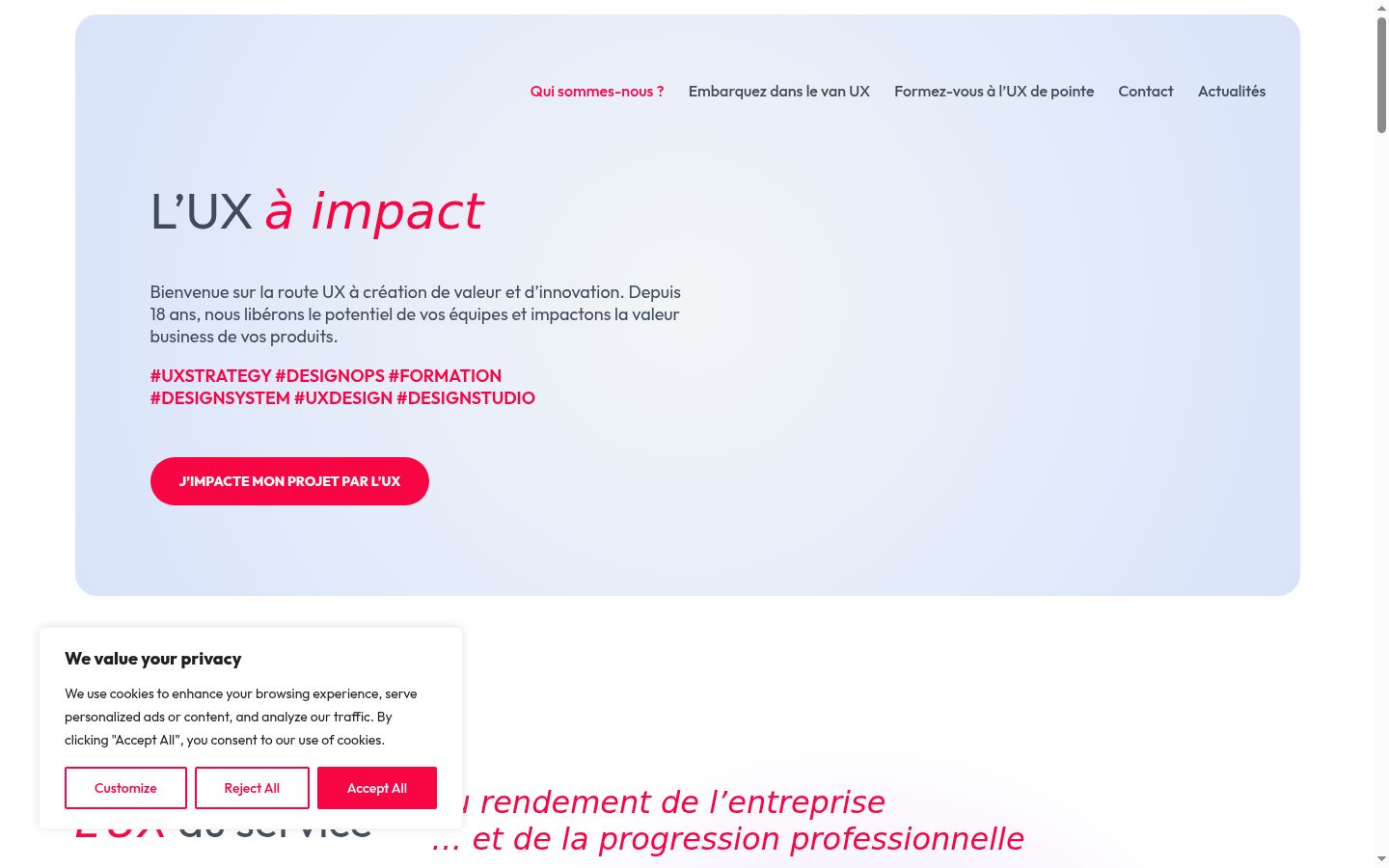 Screenshot tal-banner tal-kunsens muri qabel kwalunkwe interazzjoni