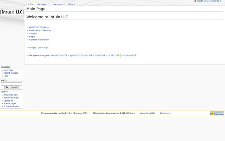 Screenshot of intuix.com