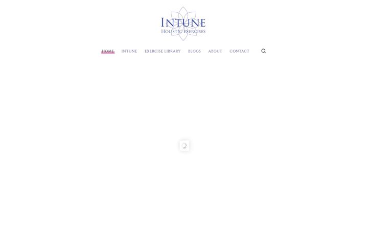 Screenshot of intuneholisticexercises.com