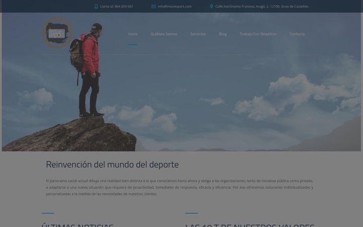 Screenshot of inturesport.com