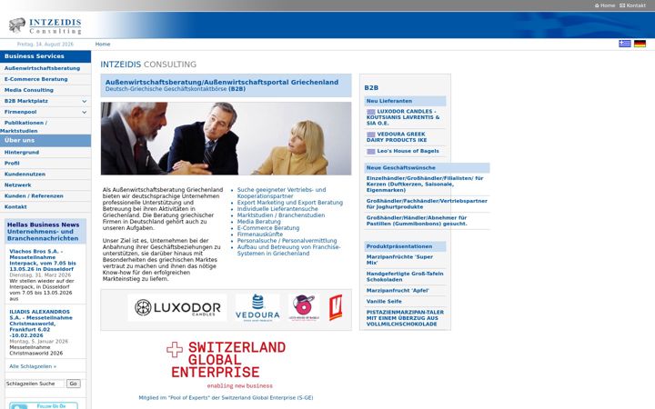 Screenshot of intzeidis.de