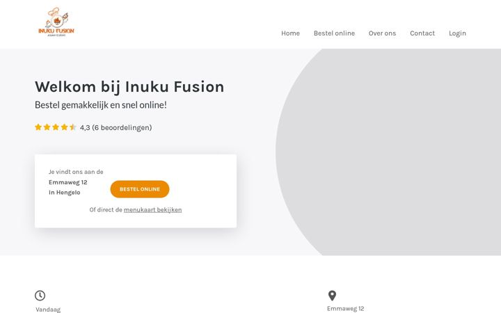 Screenshot of inukufusionhengelo.nl