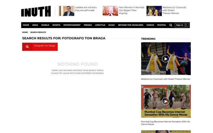 Screenshot of inuth.com