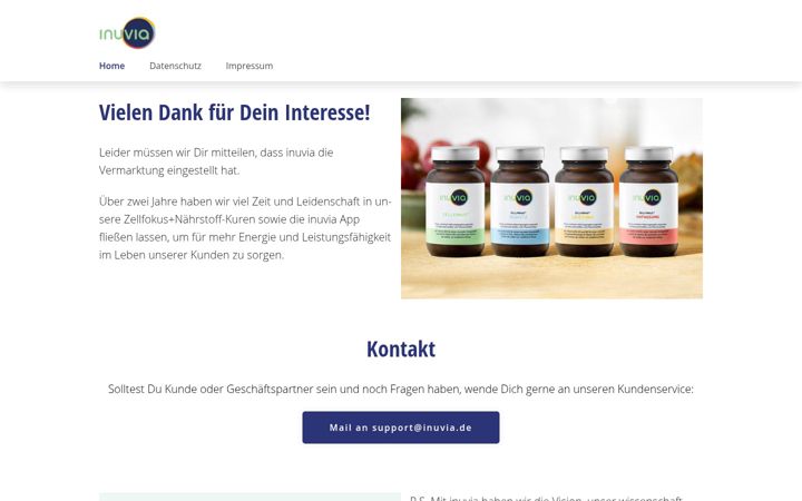 Screenshot of inuvia.de