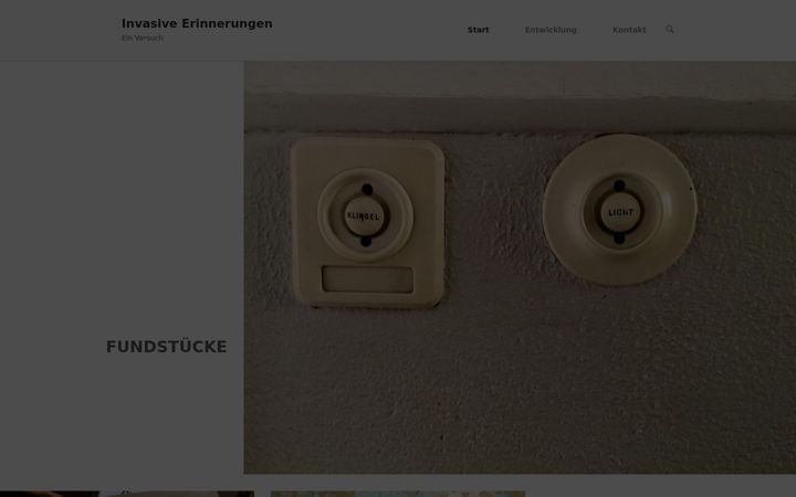 Screenshot of invasive-erinnerungen.de