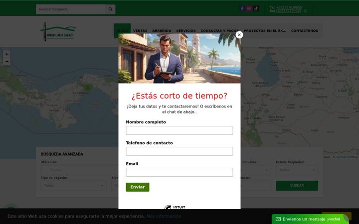 Screenshot of invcarazo.com