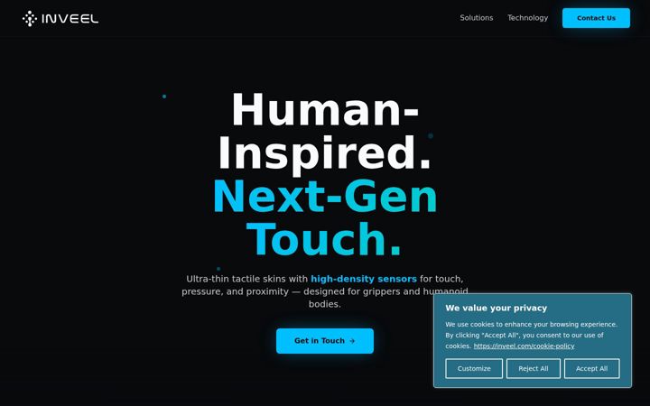 Screenshot of inveel.com