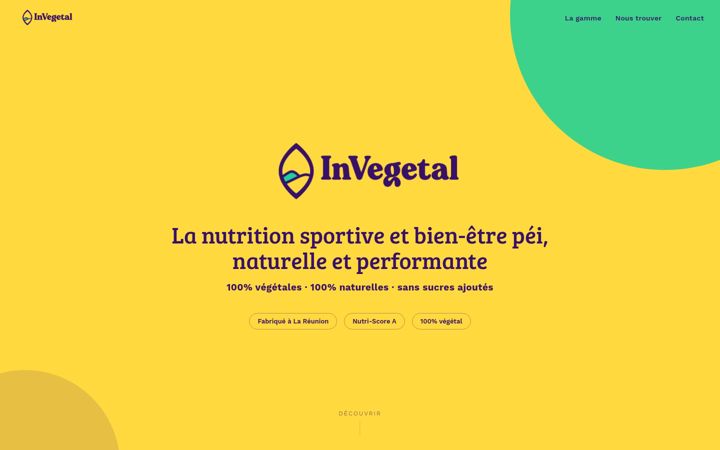 Screenshot of invegetal.fr