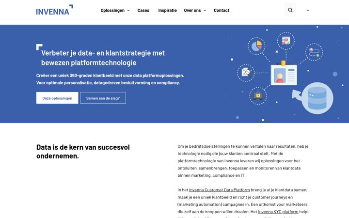 Screenshot of invenna.nl
