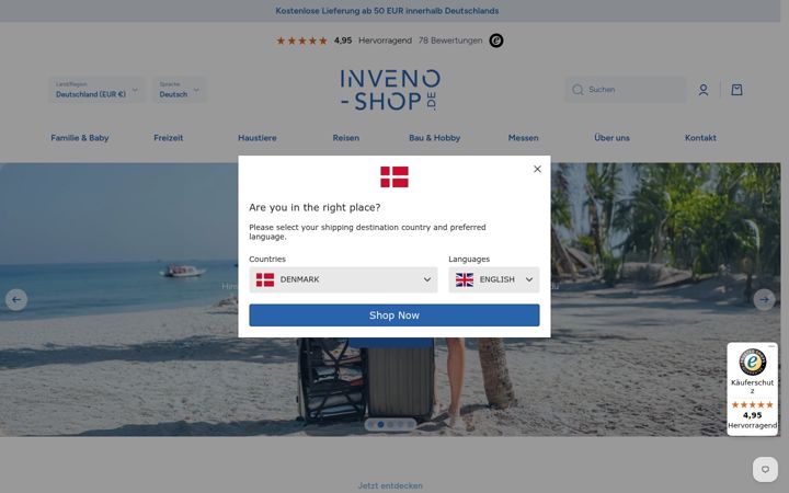 Screenshot of inveno-shop.de