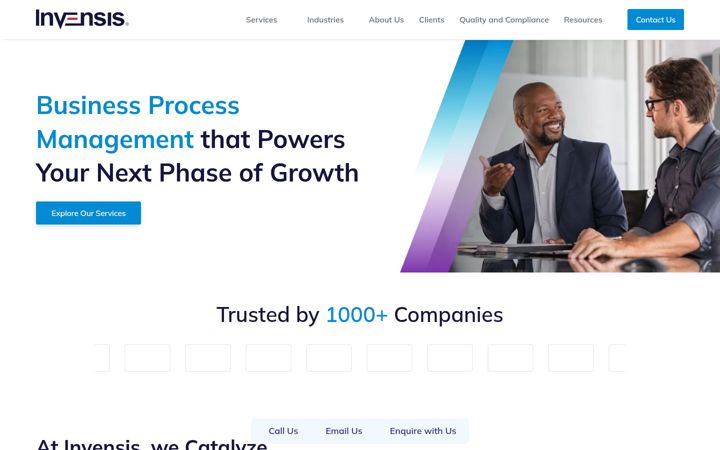 Screenshot of invensis.net