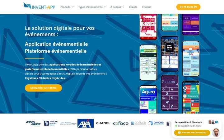 Captura de pantalla de invent-app.com
