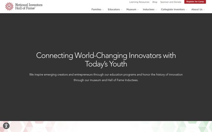 Screenshot of invent.org