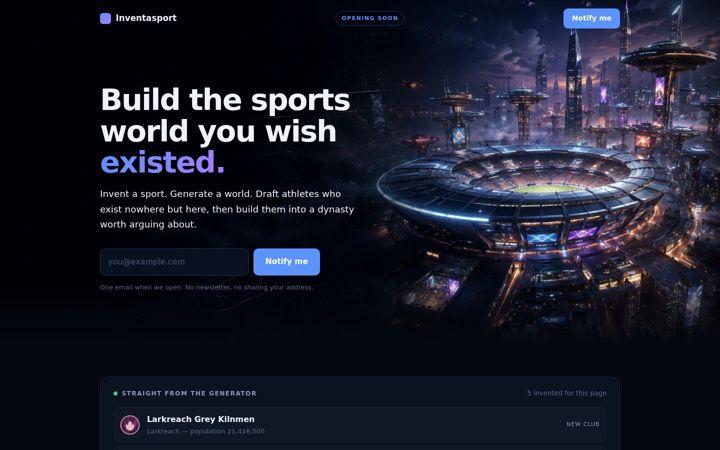 Captura de pantalla de inventasport.com
