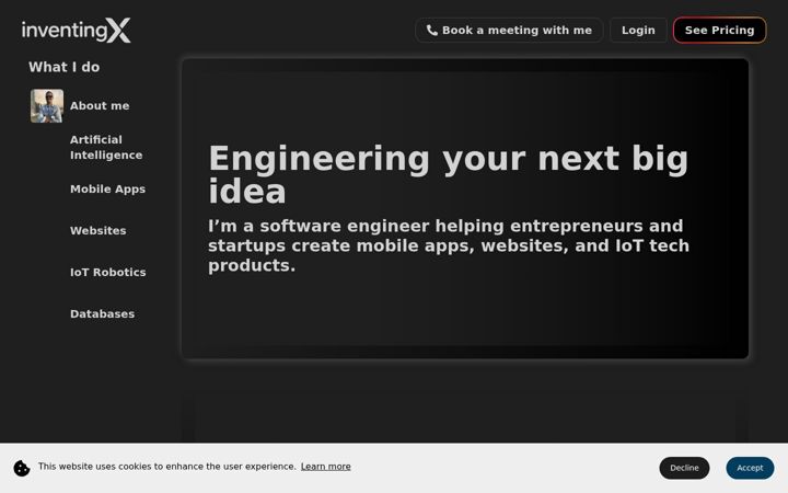 Screenshot of inventingx.com