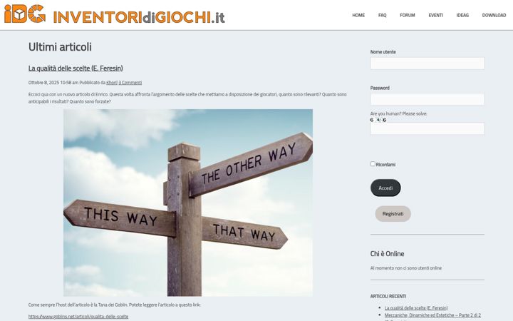 Screenshot of inventoridigiochi.it