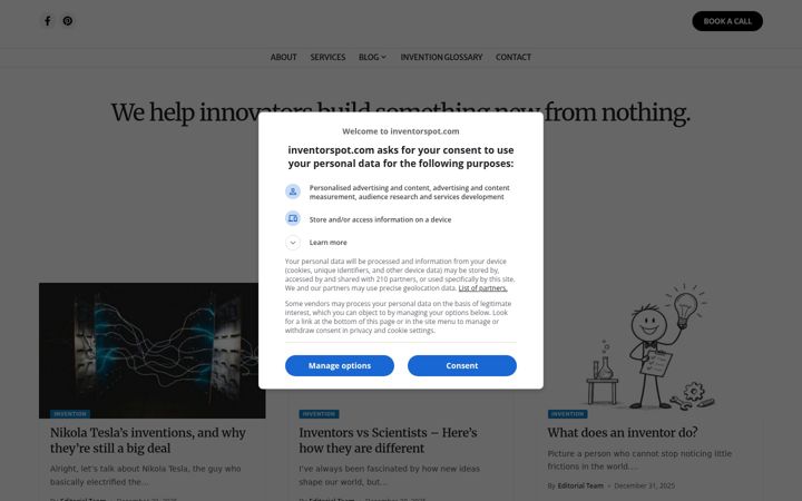 Capture d'écran de inventorspot.com
