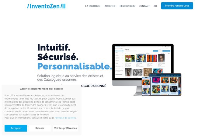 Screenshot of inventozen.com