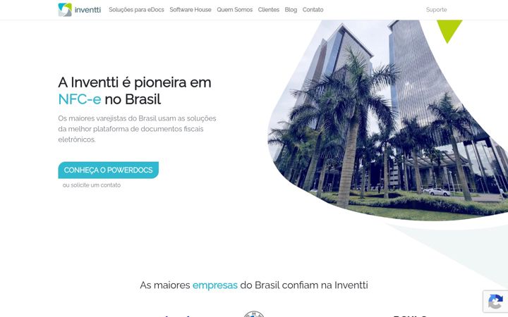 Screenshot of inventti.com.br