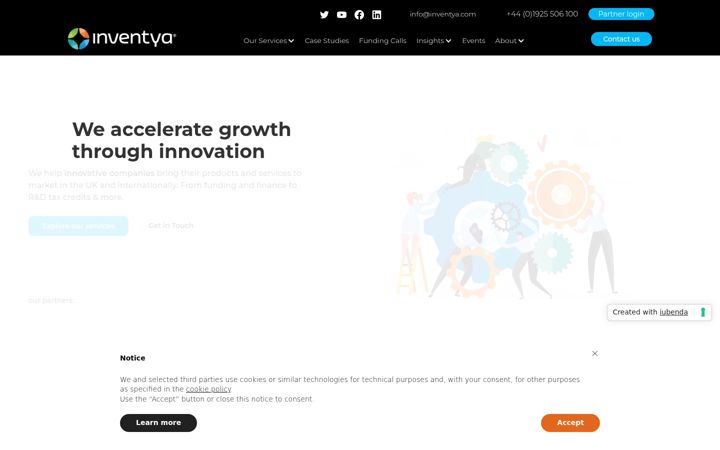 Screenshot of inventya.com