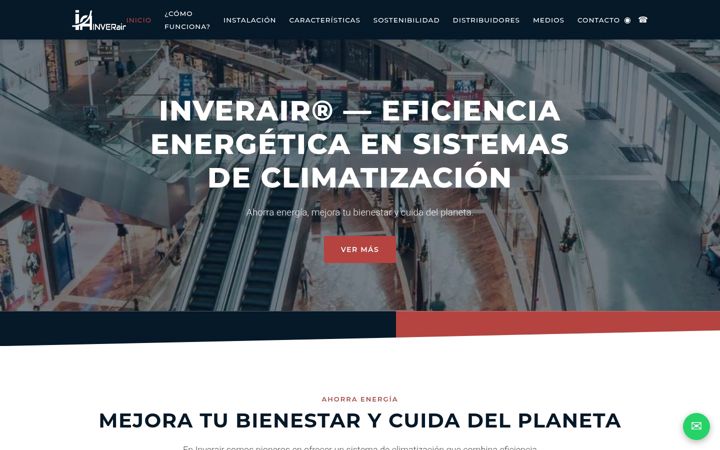 Screenshot of inverairfactory.com