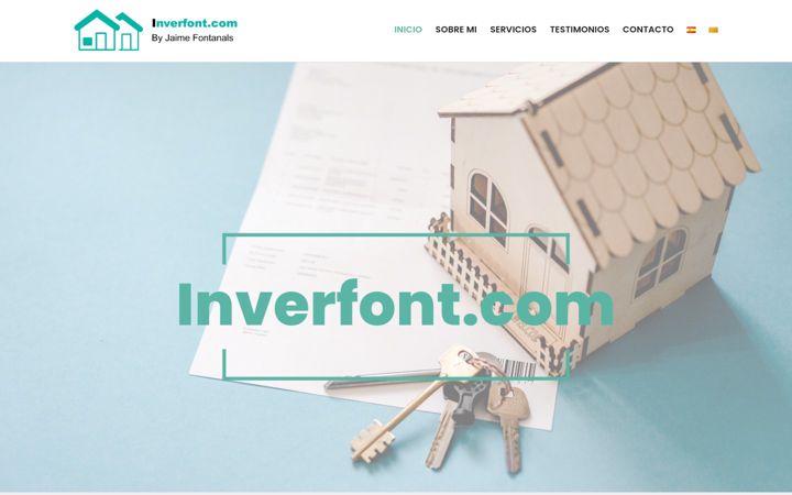 Screenshot of inverfont.com