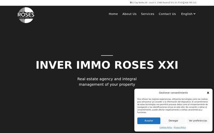 Screenshot of inverimmoroses.com