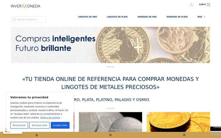 Screenshot of invermoneda.com