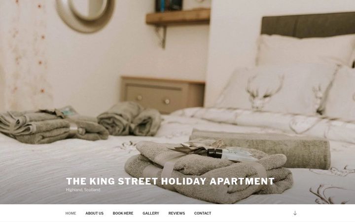 Screenshot of invernessholiday.co.uk