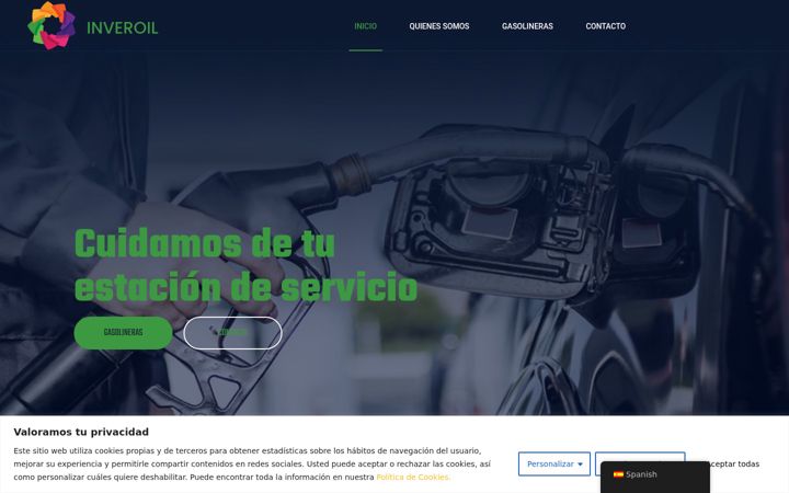 Screenshot of inveroil.com