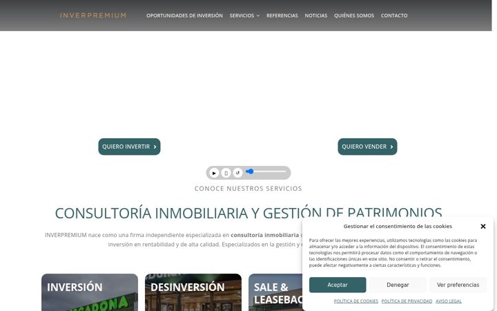 Screenshot of inverpremium.com