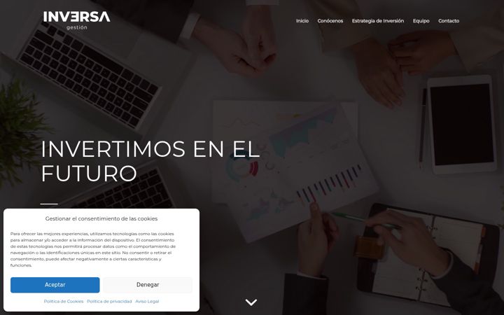 Screenshot of inversagestion.com