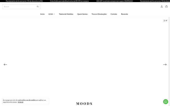 Screenshot of inversapolewear.com.br