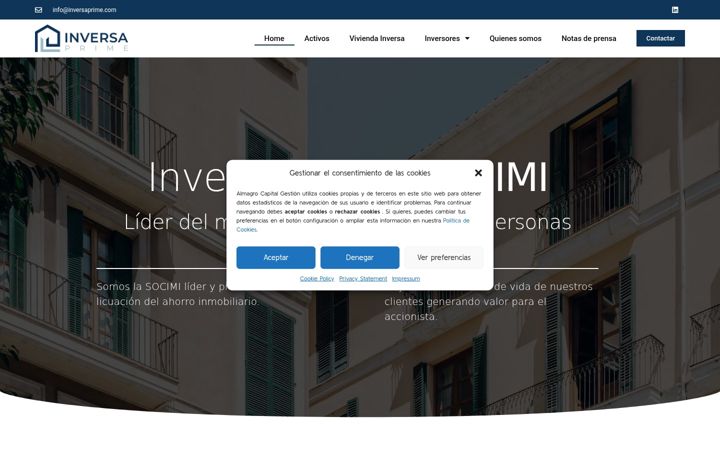 Screenshot of inversaprime.com