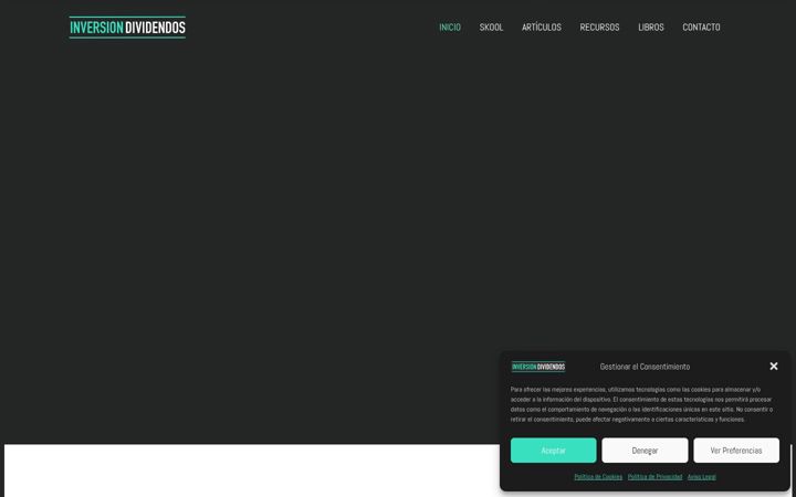 Screenshot of inversiondividendos.com