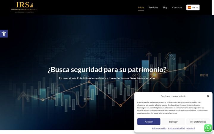 Ekrānuzņēmums no inversionesruizsalinas.com