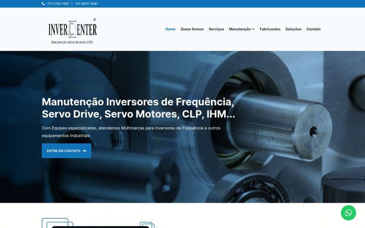 Screenshot of inversorfrequencia.com.br
