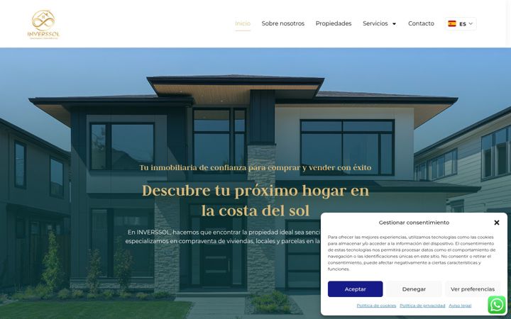 Screenshot of inverssol.es